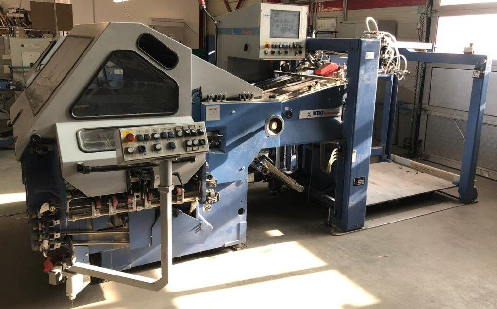 Semi-automatic adjustable combination folding machine MBO K 800.1-SKTL-4-FP from Bj. 2003 - Фальцовщик: фото 2 Semi-automatic adjustable combination folding machine MBO K 800.1-SKTL-4-FP from Bj. 2003 - Фальцовщик: фото 2