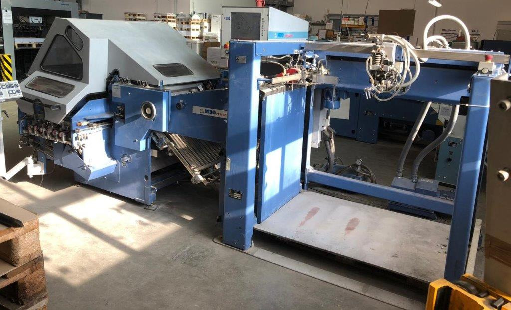 Semi-automatic adjustable combination folding machine MBO K 800.1-SKTL-4-FP from Bj. 2003 - Фальцовщик: фото 4 Semi-automatic adjustable combination folding machine MBO K 800.1-SKTL-4-FP from Bj. 2003 - Фальцовщик: фото 4