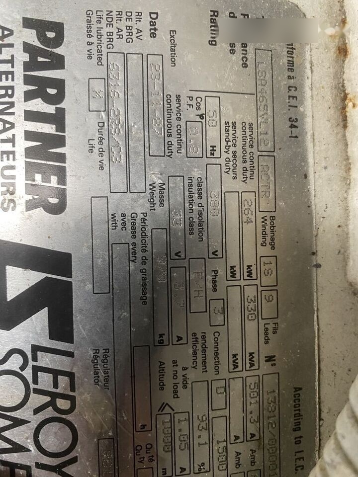 SDMO 330 kVa Cummins в лизинг SDMO 330 kVa Cummins: фото 9