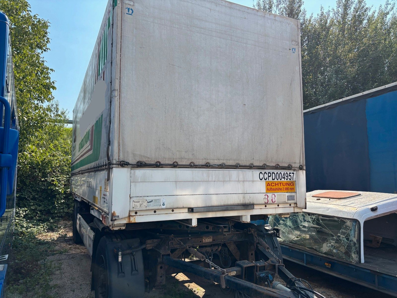 Krone AZ Alubordwände/Luft/Scheibe/BPW - Тентованный прицеп: фото 2 Krone AZ Alubordwände/Luft/Scheibe/BPW - Тентованный прицеп: фото 2