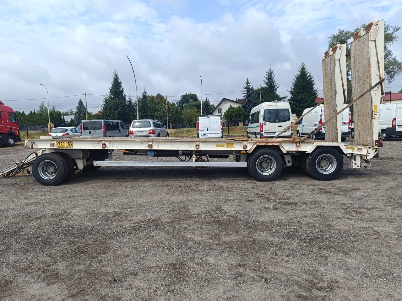 ACTM 3 osie 8m x 2,55 m lad 25 T - Низкорамный прицеп: фото 4 ACTM 3 osie 8m x 2,55 m lad 25 T - Низкорамный прицеп: фото 4