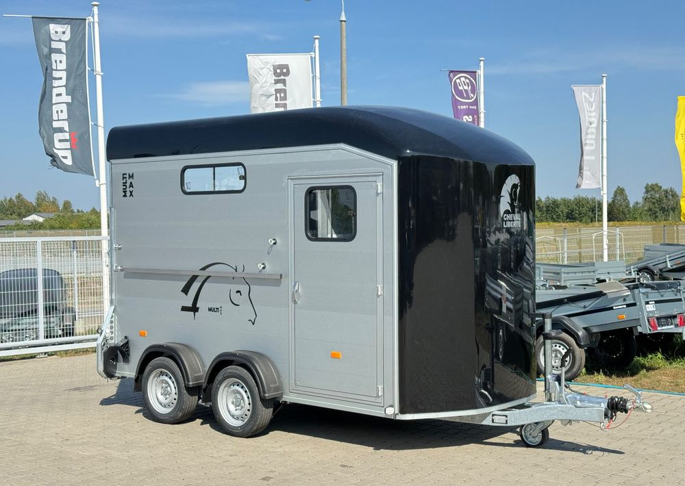 CHEVAL LIBERTÉ Multimax przyczepa na dwa konie | duża siodlarnia | drzwi boczne | 2600 kg DMC | 380×181 cm | ALUMINIOWA | Debon | dostawa | mocna i solidna | - Прицеп-коневоз: фото 1 CHEVAL LIBERTÉ Multimax przyczepa na dwa konie | duża siodlarnia | drzwi boczne | 2600 kg DMC | 380×181 cm | ALUMINIOWA | Debon | dostawa | mocna i solidna | - Прицеп-коневоз: фото 1