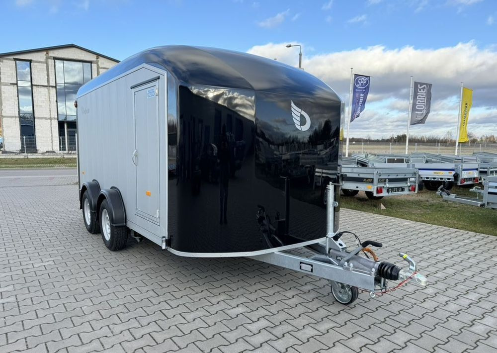 DEBON C800 przyczepa furgon + klapa boczna przyczepa wystawowa handlowa targowa - Прицеп-фургон: фото 4 DEBON C800 przyczepa furgon + klapa boczna przyczepa wystawowa handlowa targowa - Прицеп-фургон: фото 4