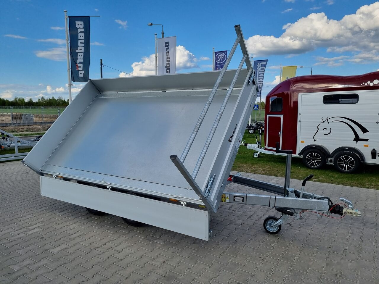 Debon PW 2.4 LUX kiper 306x180 cm, 2600 kg Alu Cheval Liberte - Самосвальный прицеп: фото 2 Debon PW 2.4 LUX kiper 306x180 cm, 2600 kg Alu Cheval Liberte - Самосвальный прицеп: фото 2