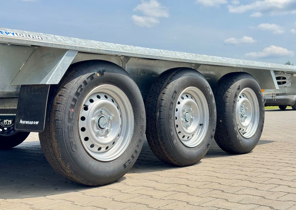 Новый Прицеп для спецтехники Niewiadów KN401835T - 400 x 185 cm | 2570kg ładowności | trap stalowy | 3-osiowa budowlanka: фото 9