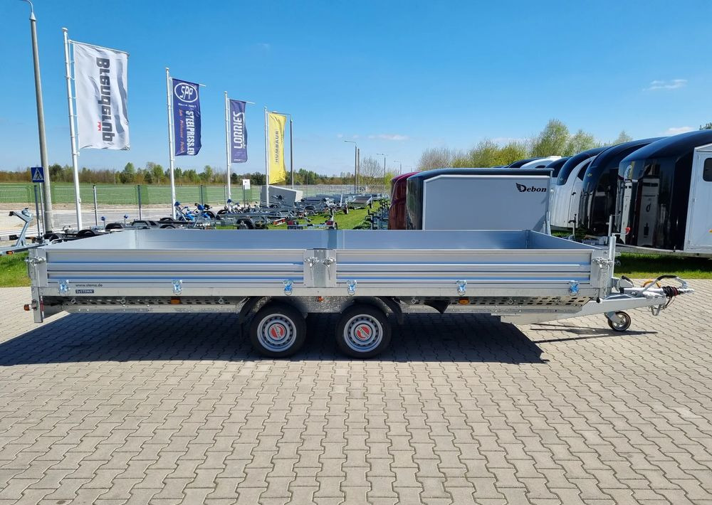 STEMA Stema Przyczepa 510x213 cm ALU 3,5T hamowana - Прицеп бортовой/ Платформа: фото 2 STEMA Stema Przyczepa 510x213 cm ALU 3,5T hamowana - Прицеп бортовой/ Платформа: фото 2