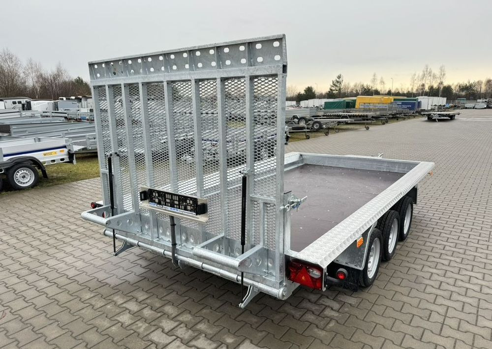 Wiola B3540 MAX - 400 x 170 cm | 2546kg ładowności | trap stalowy | 3-osiowa budowlanka - Прицеп для спецтехники: фото 5 Wiola B3540 MAX - 400 x 170 cm | 2546kg ładowności | trap stalowy | 3-osiowa budowlanka - Прицеп для спецтехники: фото 5