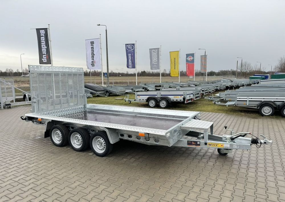 Wiola B3540 MAX - 400 x 170 cm | 2546kg ładowności | trap stalowy | 3-osiowa budowlanka - Прицеп для спецтехники: фото 1 Wiola B3540 MAX - 400 x 170 cm | 2546kg ładowności | trap stalowy | 3-osiowa budowlanka - Прицеп для спецтехники: фото 1