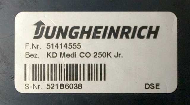 Jungheinrich 51414555 | Display KD MEDI CO 250K Jr DSE sn. 521B6038 - Приборная панель для Погрузочно-разгрузочной техники: фото 3 Jungheinrich 51414555 | Display KD MEDI CO 250K Jr DSE sn. 521B6038 - Приборная панель для Погрузочно-разгрузочной техники: фото 3