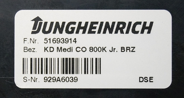 Jungheinrich 51693914 | Display KD MEDI CO 800K Jr BRZ sn. 929A6039 - Приборная панель для Погрузочно-разгрузочной техники: фото 3 Jungheinrich 51693914 | Display KD MEDI CO 800K Jr BRZ sn. 929A6039 - Приборная панель для Погрузочно-разгрузочной техники: фото 3