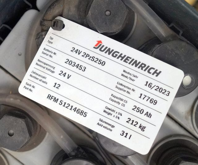 Jungheinrich unknown | Battery 24 2PZS250 year 2022 weight 212 kg sn. 203453 out - Аккумулятор для Погрузочно-разгрузочной техники: фото 4 Jungheinrich unknown | Battery 24 2PZS250 year 2022 weight 212 kg sn. 203453 out - Аккумулятор для Погрузочно-разгрузочной техники: фото 4