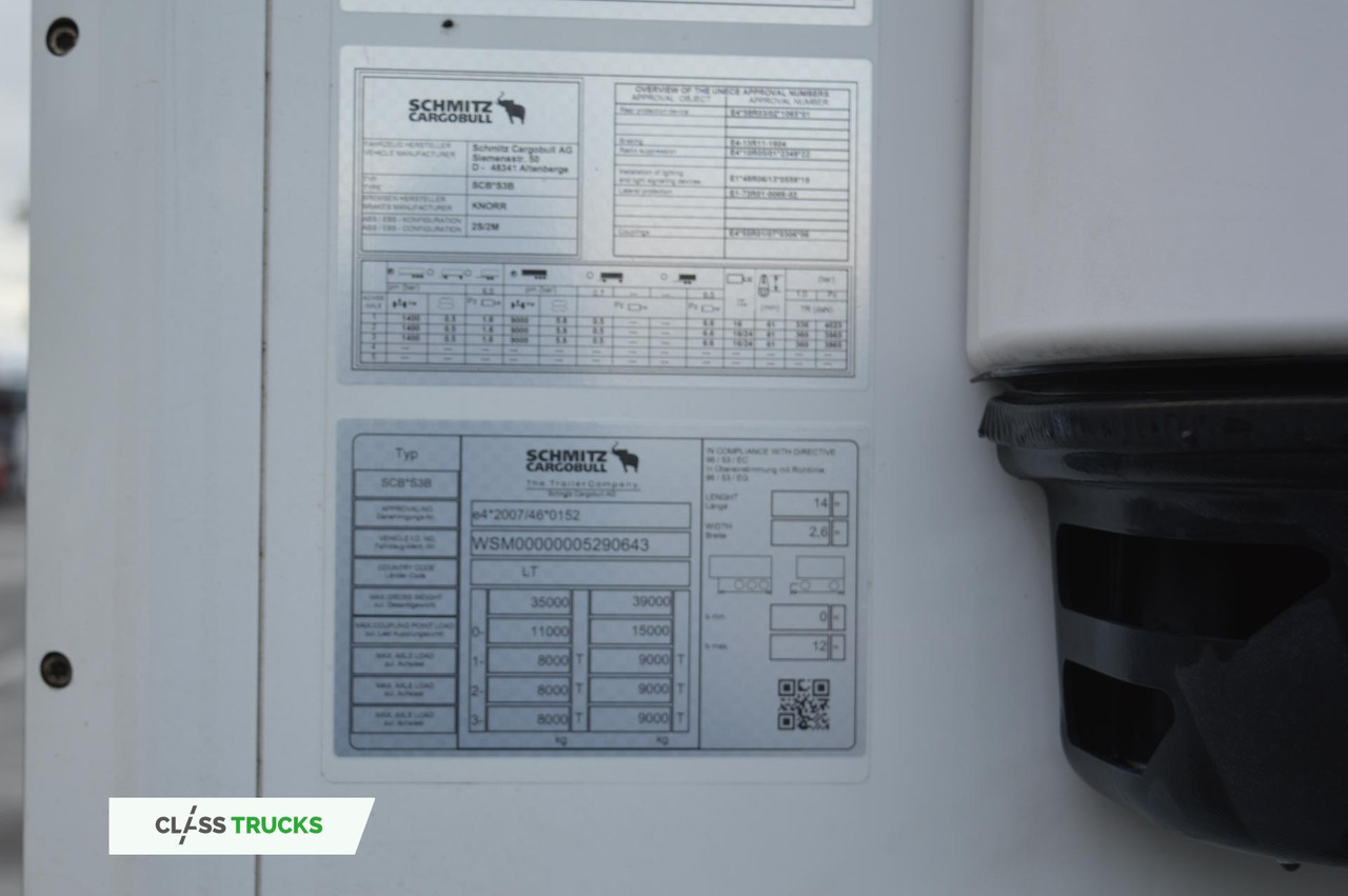 Полуприцеп-рефрижератор Schmitz Cargobull SKO FP 45 Carrier Vector 1550: фото 19