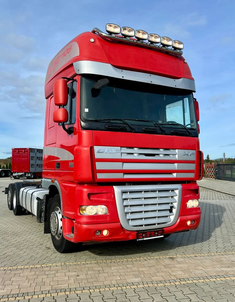 DAF XF105.510 | 6x2 | Pod zabudowę |Os podnoszona i skrętna | Retarder | Webasto | Klimatyzacja - Грузовик-шасси: фото 1 DAF XF105.510 | 6x2 | Pod zabudowę |Os podnoszona i skrętna | Retarder | Webasto | Klimatyzacja - Грузовик-шасси: фото 1