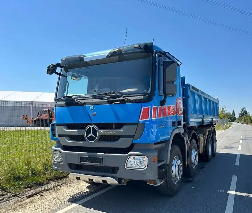 Mercedes-Benz ACTROS MP3 4148 MEILLER – wywrotka 2-stronna Bordmatic/ Retarder / Euro 5 - Самосвал: фото 1 Mercedes-Benz ACTROS MP3 4148 MEILLER – wywrotka 2-stronna Bordmatic/ Retarder / Euro 5 - Самосвал: фото 1