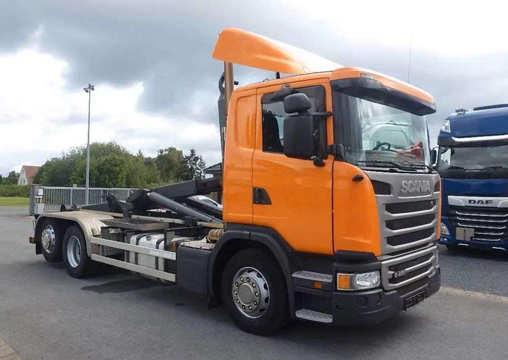 Scania G 450 — Hakowiec / Retarder / Pełna pneumatyka / Skrętna oś / Euro 6/ 6x2 - Крюковой мультилифт: фото 2 Scania G 450 — Hakowiec / Retarder / Pełna pneumatyka / Skrętna oś / Euro 6/ 6x2 - Крюковой мультилифт: фото 2