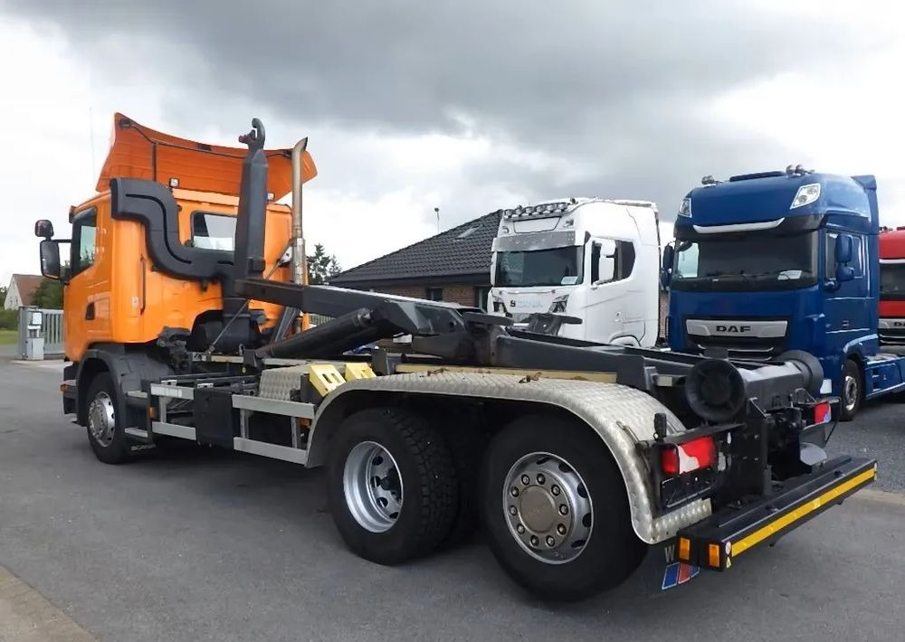 Scania G 450 — Hakowiec / Retarder / Pełna pneumatyka / Skrętna oś / Euro 6/ 6x2 - Крюковой мультилифт: фото 3 Scania G 450 — Hakowiec / Retarder / Pełna pneumatyka / Skrętna oś / Euro 6/ 6x2 - Крюковой мультилифт: фото 3