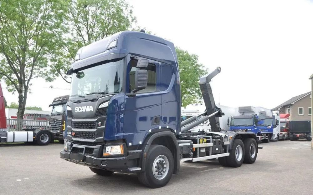 Scania R450 XT / 6X4/ RETARDER/EURO 6/OŚ PODNOSZONA Z NAPĘDEM/ - Крюковой мультилифт: фото 1 Scania R450 XT / 6X4/ RETARDER/EURO 6/OŚ PODNOSZONA Z NAPĘDEM/ - Крюковой мультилифт: фото 1