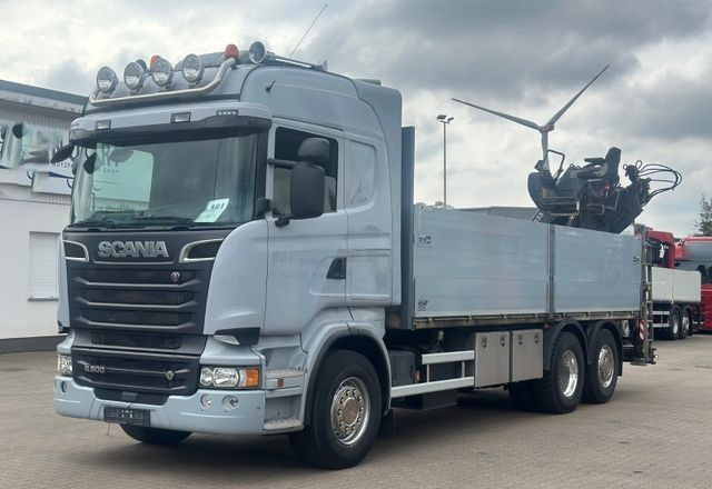 Scania R500 V8 6x2 |platforma budowlana z HDS FASSI F235 sterowanie radiowe | Euro5| Oś tylna: podnoszona i skrętna - Грузовик бортовой/ Платформа, Автоманипулятор: фото 1 Scania R500 V8 6x2 |platforma budowlana z HDS FASSI F235 sterowanie radiowe | Euro5| Oś tylna: podnoszona i skrętna - Грузовик бортовой/ Платформа, Автоманипулятор: фото 1