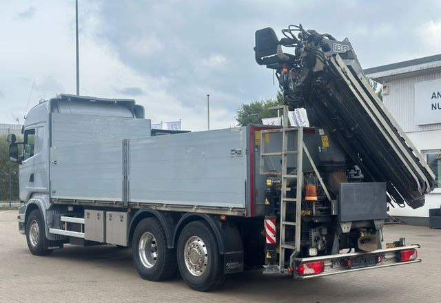 Scania R500 V8 6x2 |platforma budowlana z HDS FASSI F235 sterowanie radiowe | Euro5| Oś tylna: podnoszona i skrętna - Грузовик бортовой/ Платформа, Автоманипулятор: фото 5 Scania R500 V8 6x2 |platforma budowlana z HDS FASSI F235 sterowanie radiowe | Euro5| Oś tylna: podnoszona i skrętna - Грузовик бортовой/ Платформа, Автоманипулятор: фото 5