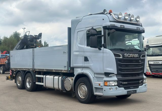 Scania R500 V8 6x2 |platforma budowlana z HDS FASSI F235 sterowanie radiowe | Euro5| Oś tylna: podnoszona i skrętna - Грузовик бортовой/ Платформа, Автоманипулятор: фото 2 Scania R500 V8 6x2 |platforma budowlana z HDS FASSI F235 sterowanie radiowe | Euro5| Oś tylna: podnoszona i skrętna - Грузовик бортовой/ Платформа, Автоманипулятор: фото 2