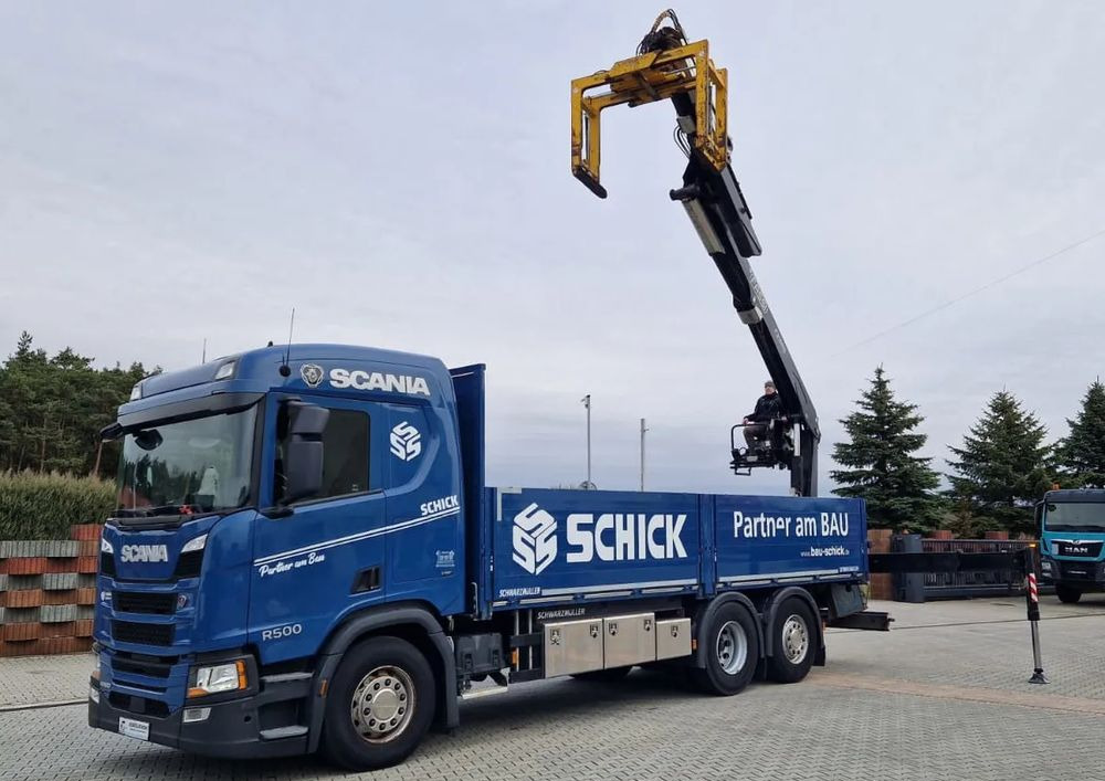 Scania Scania/ R 500/ 6x2 /Fassi F 215 AS - Грузовик бортовой/ Платформа, Автоманипулятор: фото 2 Scania Scania/ R 500/ 6x2 /Fassi F 215 AS - Грузовик бортовой/ Платформа, Автоманипулятор: фото 2