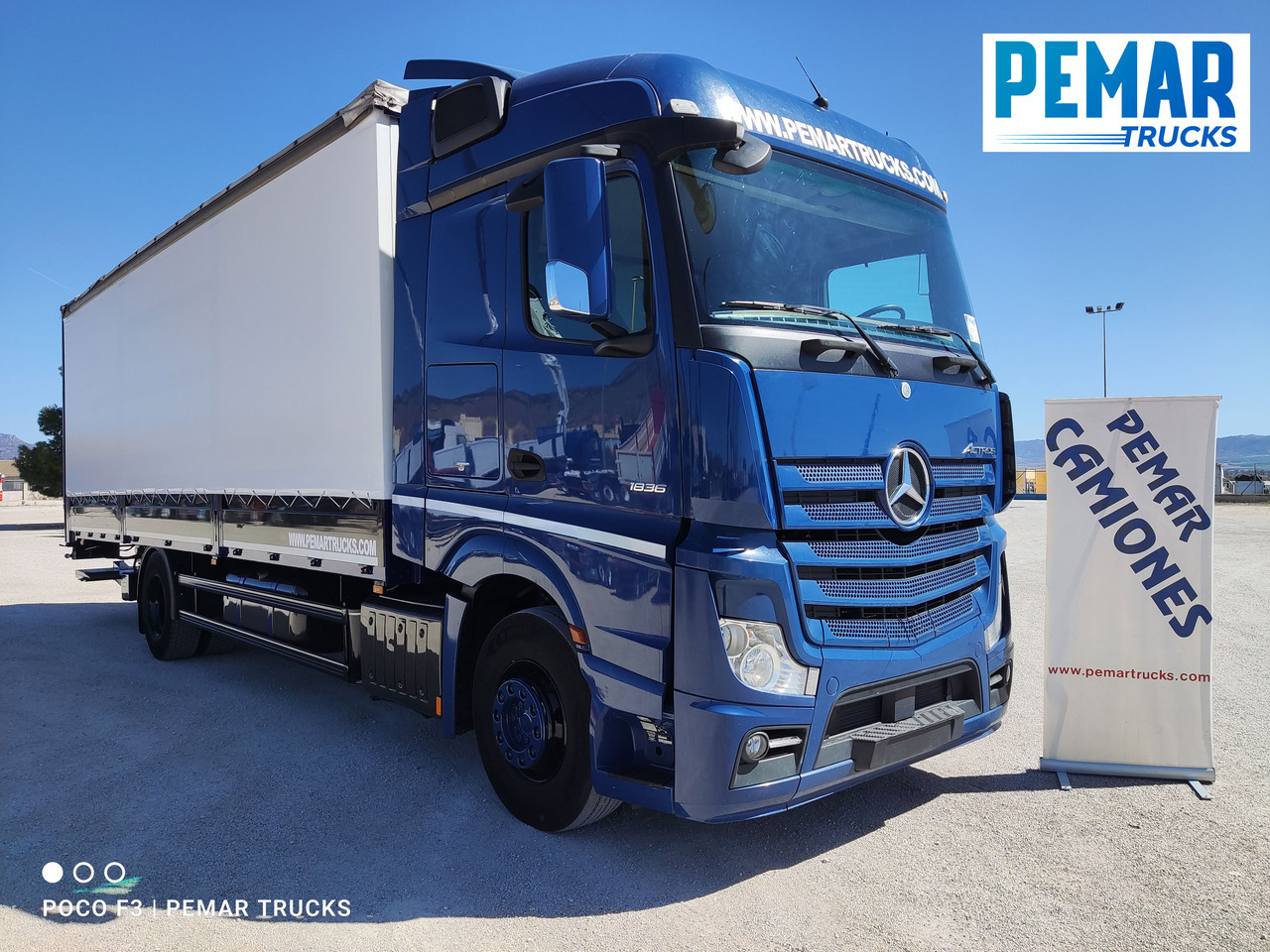 MERCEDES-BENZ ACTROS 1836 SEMITAUTLINER 18T - Тентованный грузовик: фото 3 MERCEDES-BENZ ACTROS 1836 SEMITAUTLINER 18T - Тентованный грузовик: фото 3