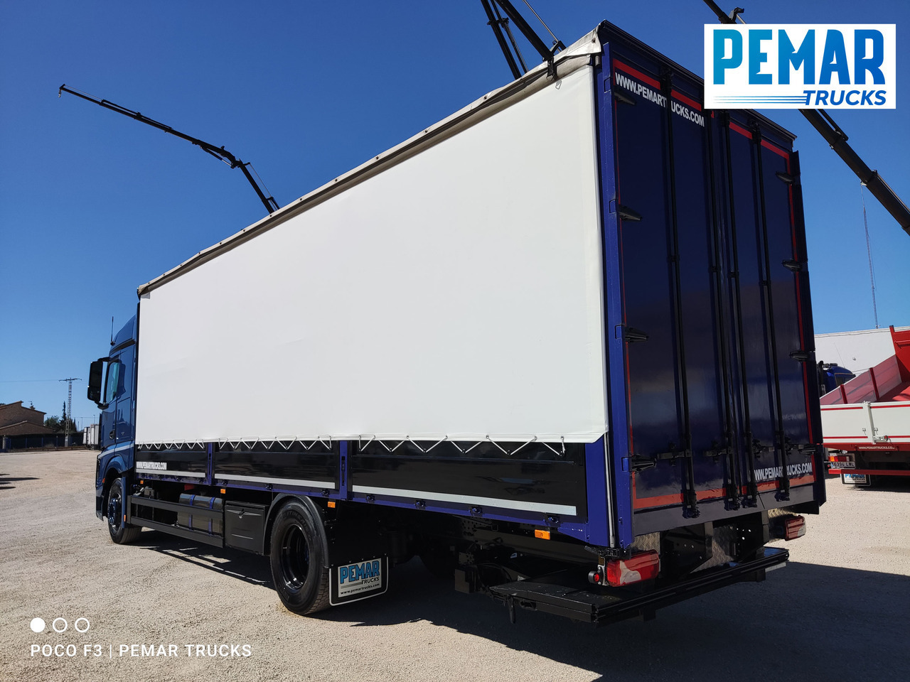 Тентованный грузовик MERCEDES-BENZ ACTROS 1836 SEMITAUTLINER 18T: фото 7