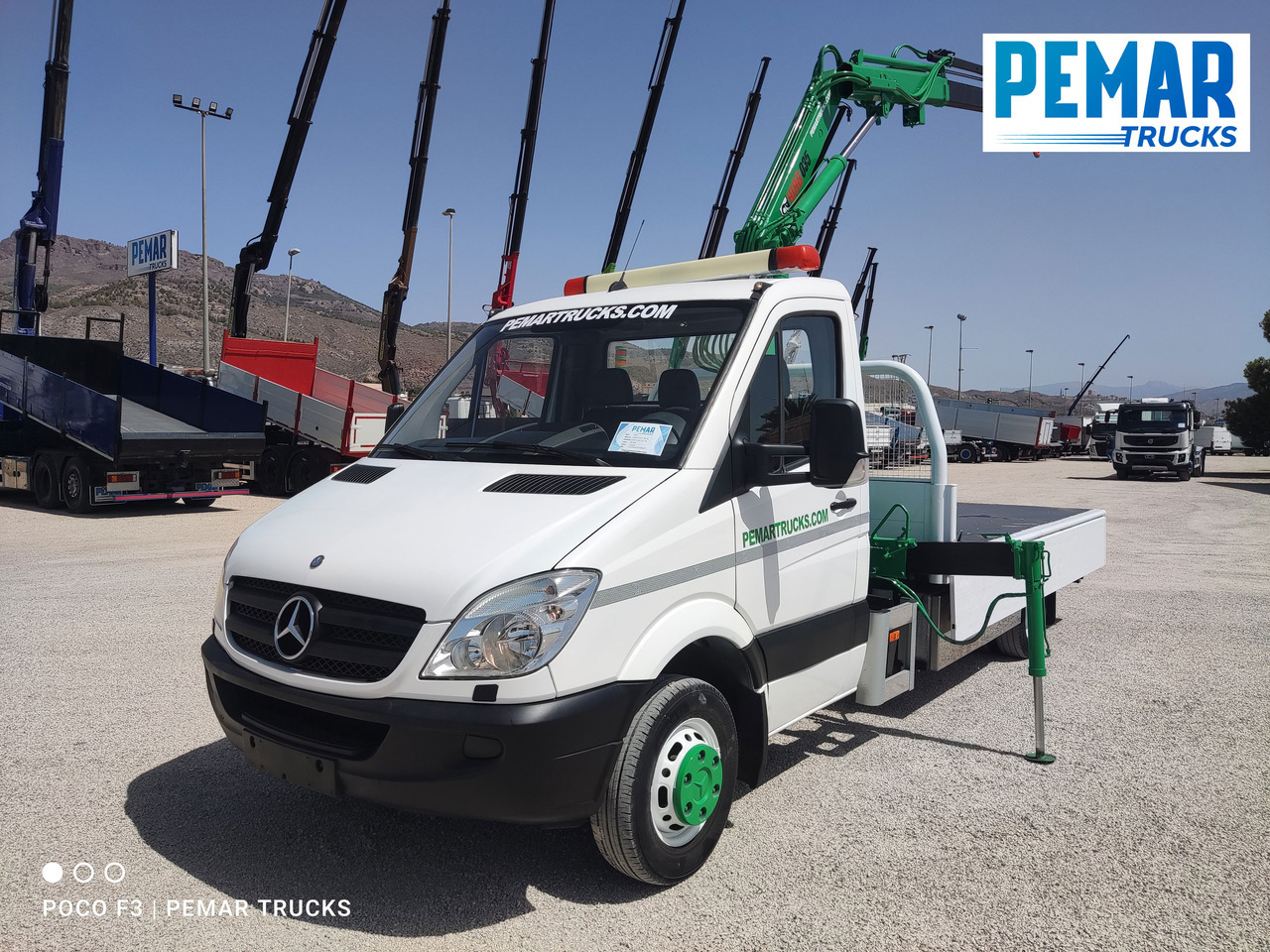 MERCEDES-BENZ SPRINTER 515 CDI GRUA CAJA FIJA 150 CV - Грузовик бортовой/ Платформа, Автоманипулятор: фото 1 MERCEDES-BENZ SPRINTER 515 CDI GRUA CAJA FIJA 150 CV - Грузовик бортовой/ Платформа, Автоманипулятор: фото 1