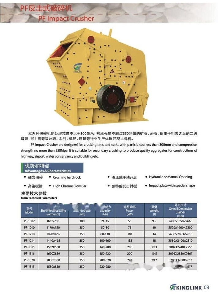 Kinglink PF1010 Horizontal Impact Crusher - Ударная дробилка: фото 4 Kinglink PF1010 Horizontal Impact Crusher - Ударная дробилка: фото 4