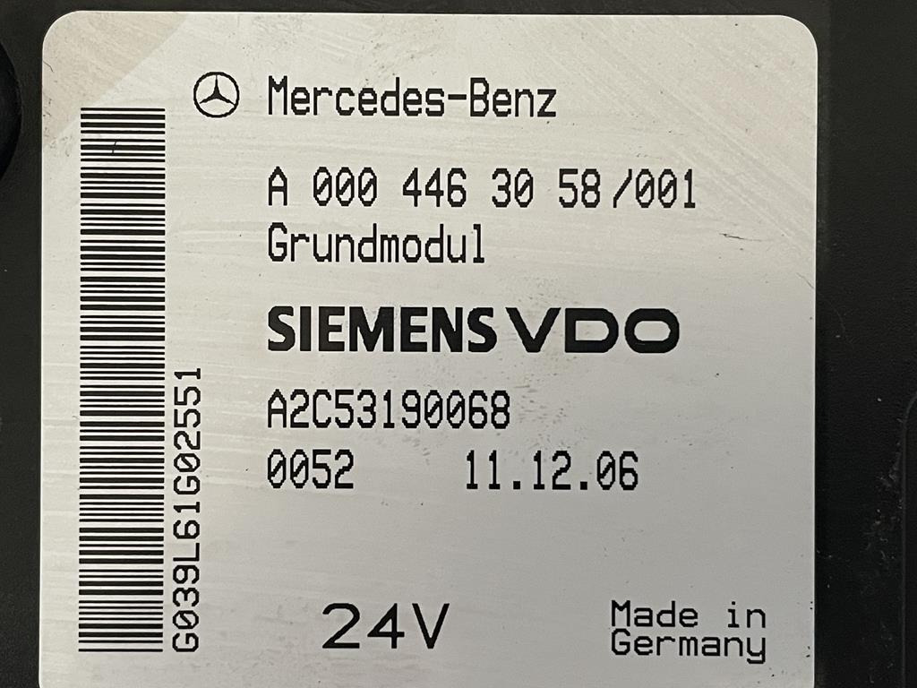 MERCEDES-BENZ ACTROS MP2 GRUNDMODUL - A 000 446 3058 - Предохранитель для Грузовиков: фото 3 MERCEDES-BENZ ACTROS MP2 GRUNDMODUL - A 000 446 3058 - Предохранитель для Грузовиков: фото 3