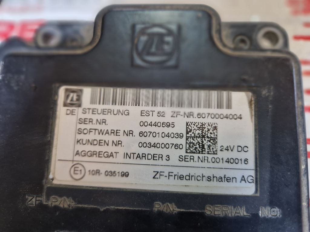 ZF INTARDER 3 - 6070010004 - - Блок управления для Грузовиков: фото 2 ZF INTARDER 3 - 6070010004 - - Блок управления для Грузовиков: фото 2