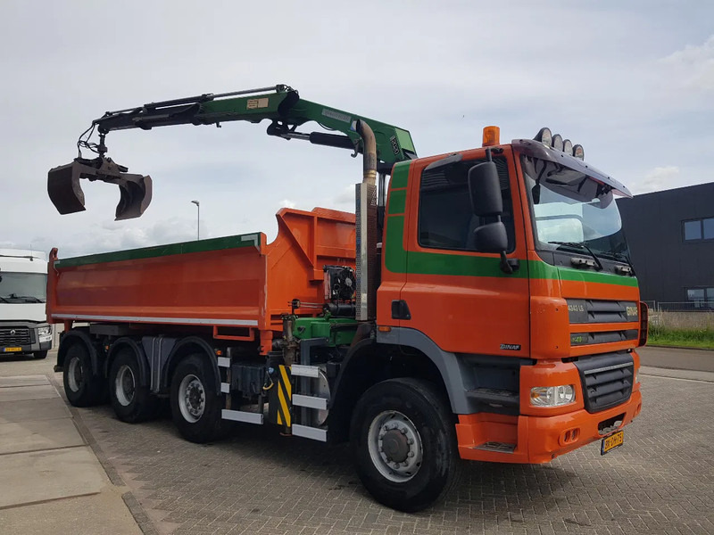 Самосвал Ginaf X 4343 TS 8x6 Kipper kraan HMF 2020: фото 9