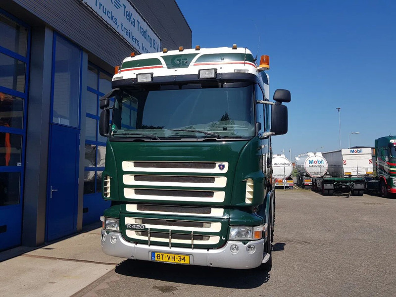 Scania R420 8x2 HIAB 800E-7 Hipro 80 ton/meter Winch Retarder - Грузовик бортовой/ Платформа: фото 4 Scania R420 8x2 HIAB 800E-7 Hipro 80 ton/meter Winch Retarder - Грузовик бортовой/ Платформа: фото 4