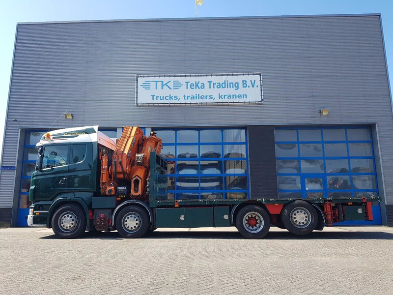 Scania R420 8x2 HIAB 800E-7 Hipro 80 ton/meter Winch Retarder - Грузовик бортовой/ Платформа: фото 5 Scania R420 8x2 HIAB 800E-7 Hipro 80 ton/meter Winch Retarder - Грузовик бортовой/ Платформа: фото 5