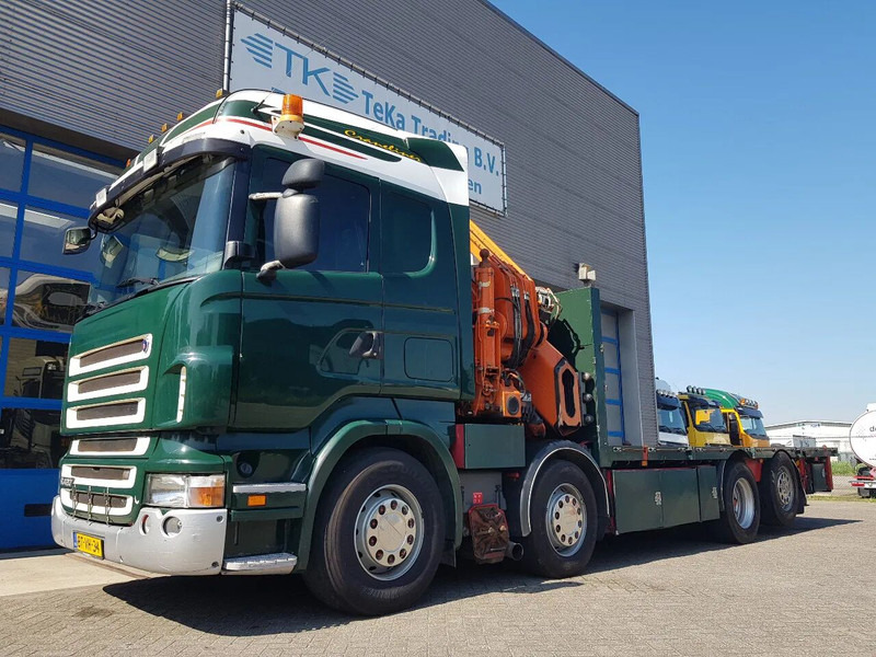 Scania R420 8x2 HIAB 800E-7 Hipro 80 ton/meter Winch Retarder - Грузовик бортовой/ Платформа: фото 2 Scania R420 8x2 HIAB 800E-7 Hipro 80 ton/meter Winch Retarder - Грузовик бортовой/ Платформа: фото 2