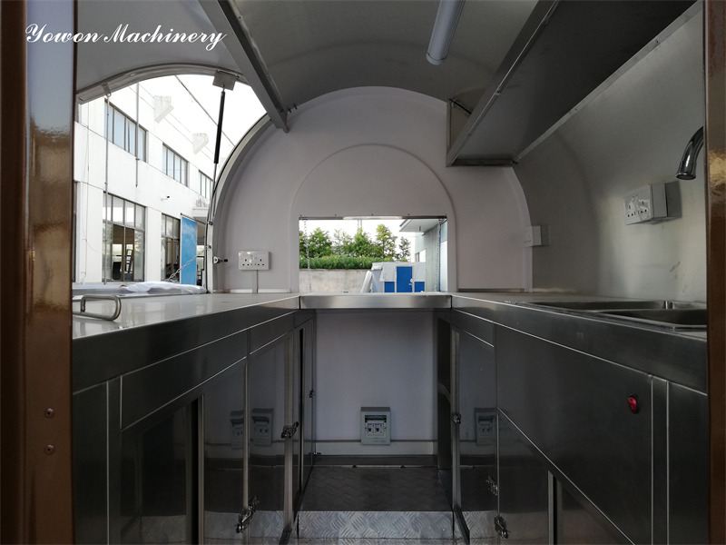 Новый Торговый прицеп Yowon Customized hot sale food trailer from China: фото 9