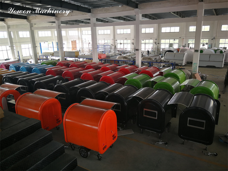 Новый Торговый прицеп Yowon Customized hot sale food trailer from China: фото 16