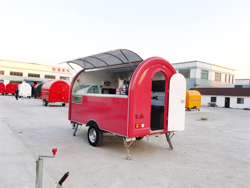 Новый Торговый прицеп Yowon Customized hot sale food trailer from China: фото 12