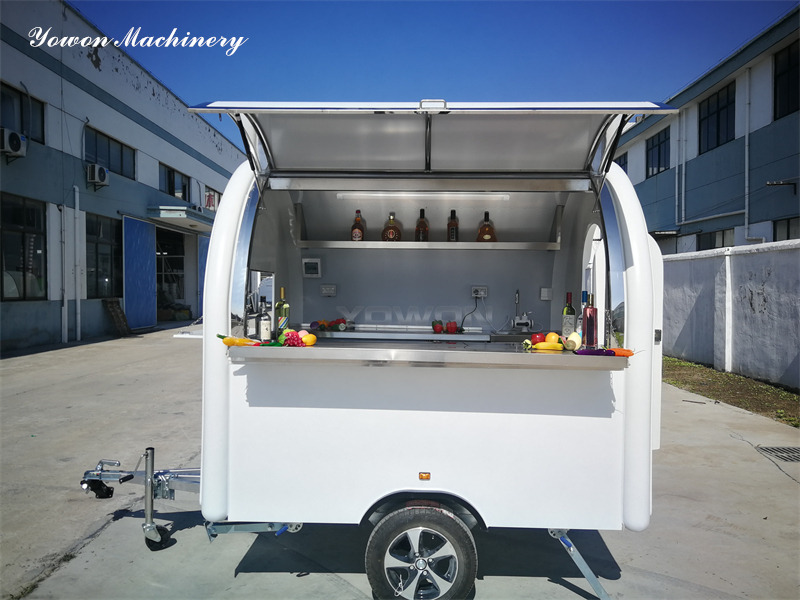 Новый Торговый прицеп Yowon Customized hot sale food trailer from China: фото 6