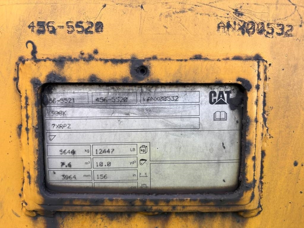 Колёсный погрузчик CAT 988 K (On Transport): фото 7