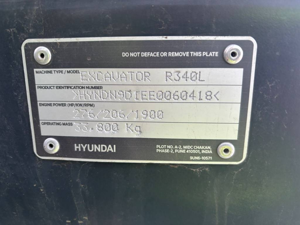 Hyundai R 340 L (New / Non-CE) - Гусеничный экскаватор: фото 5 Hyundai R 340 L (New / Non-CE) - Гусеничный экскаватор: фото 5