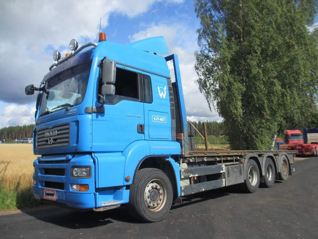 MAN 33.480 8x4 rahtilavalla,jatkoperä - Грузовик бортовой/ Платформа: фото 1 MAN 33.480 8x4 rahtilavalla,jatkoperä - Грузовик бортовой/ Платформа: фото 1