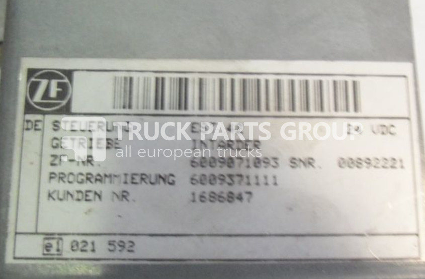 DAF 105 XF EUR 4, EURO 5 emission, electronic control unit ZF - inta control unit - Блок управления для Грузовиков: фото 2 DAF 105 XF EUR 4, EURO 5 emission, electronic control unit ZF - inta control unit - Блок управления для Грузовиков: фото 2