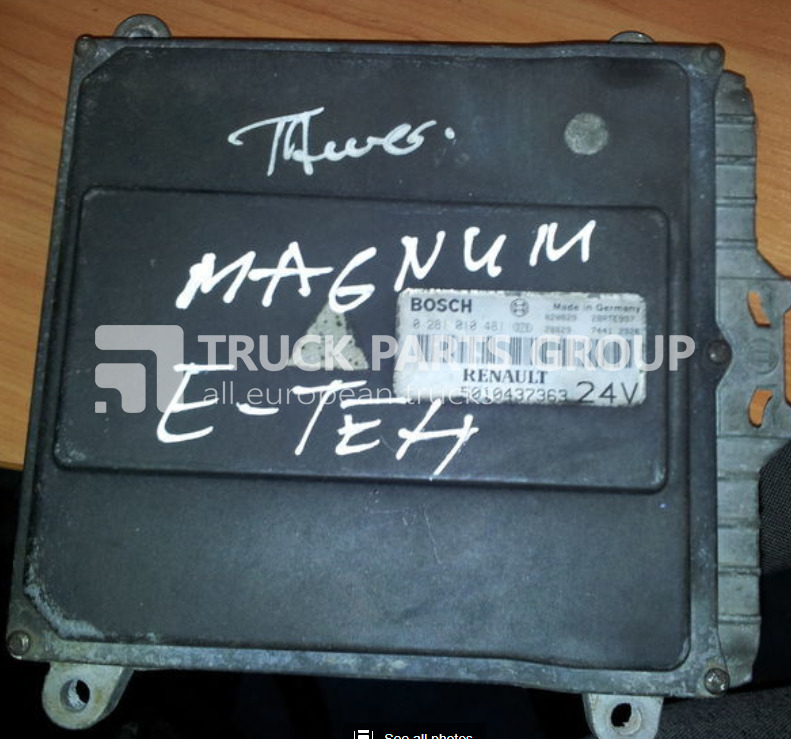 RENAULT engine computer EDC, ECU, 5010437363, BOSCH 0281010481 control unit - Блок управления для Грузовиков: фото 1 RENAULT engine computer EDC, ECU, 5010437363, BOSCH 0281010481 control unit - Блок управления для Грузовиков: фото 1