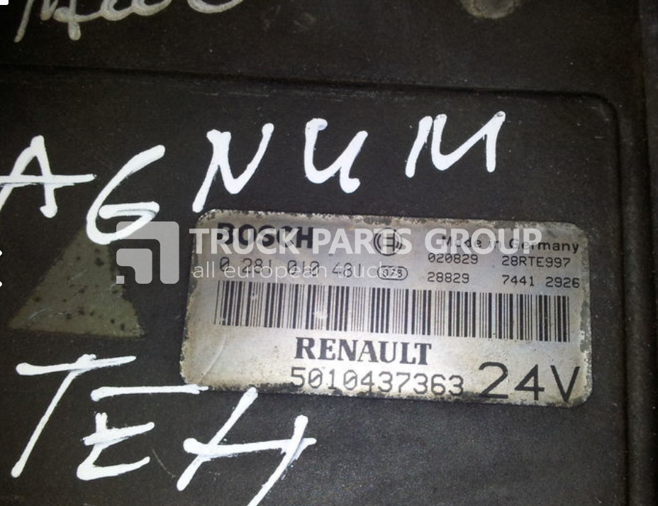 RENAULT engine computer EDC, ECU, 5010437363, BOSCH 0281010481 control unit - Блок управления для Грузовиков: фото 2 RENAULT engine computer EDC, ECU, 5010437363, BOSCH 0281010481 control unit - Блок управления для Грузовиков: фото 2