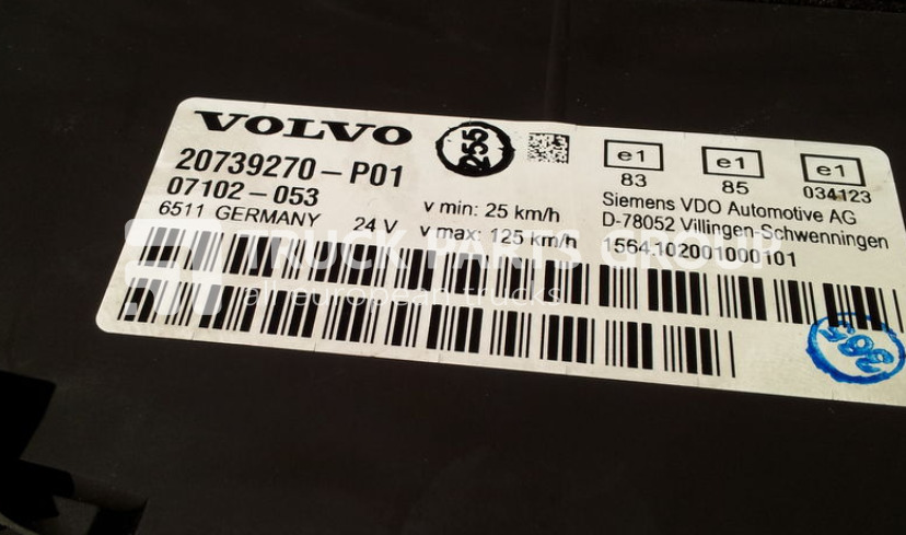 Приборная панель для Грузовиков VOLVO FH12, combination kit, instrument panel, dashboard 20739274: фото 12
