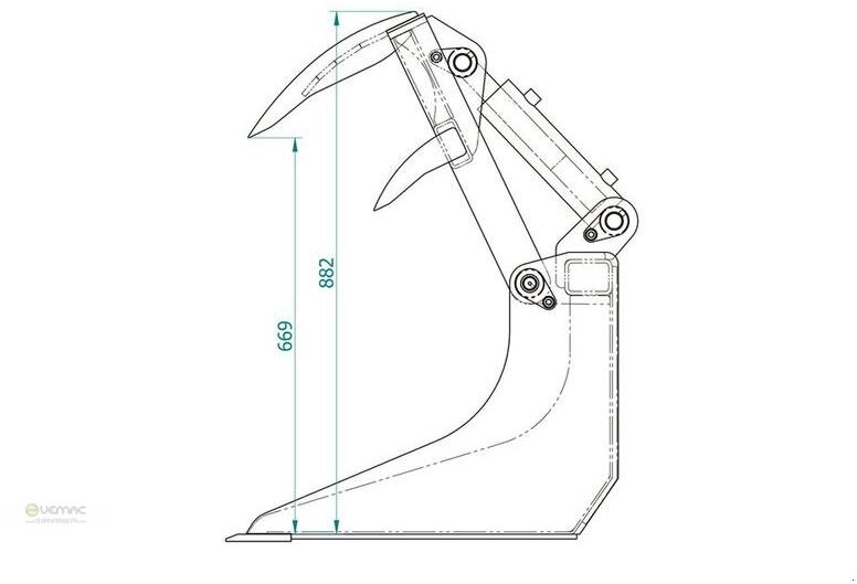 Vemac Krokodilschaufel 90 cm Kroko Schaufel Avant Multione Hoflader NEU - Техника для силоса: фото 3 Vemac Krokodilschaufel 90 cm Kroko Schaufel Avant Multione Hoflader NEU - Техника для силоса: фото 3