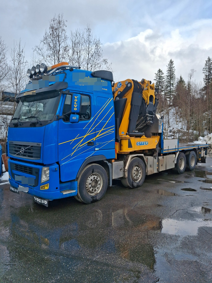 Volvo FH 500 8x2 Retarder Effer 955 S8 +JIB S8 Winch Only 160Tkm - Грузовик бортовой/ Платформа, Автоманипулятор: фото 3 Volvo FH 500 8x2 Retarder Effer 955 S8 +JIB S8 Winch Only 160Tkm - Грузовик бортовой/ Платформа, Автоманипулятор: фото 3