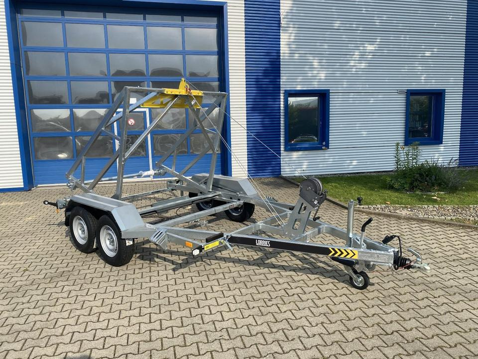 Кабельный транспортер Vermietung / Kabelanhänger 2700KG / Nutzlast 2094KG / Kabeltrommel-Anhänger / Glasfaser/ 1 Monat: фото 10