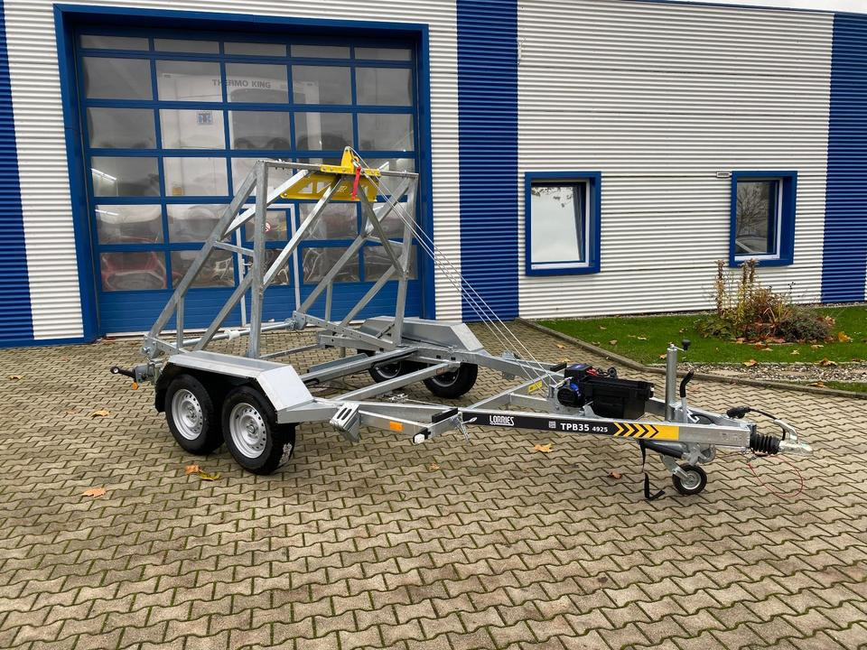 Кабельный транспортер Vermietung / Kabelanhänger 3500KG E-Winde / Nutzlast 2825KG / Kabeltrommel-Anhänger / Glasfaser/ 1 Woche: фото 8